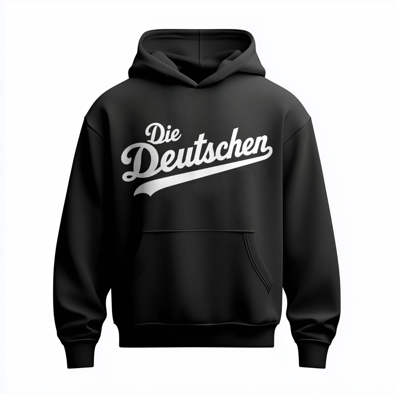 Die Deutschen® - Script Logo - Hoodie [black/white]