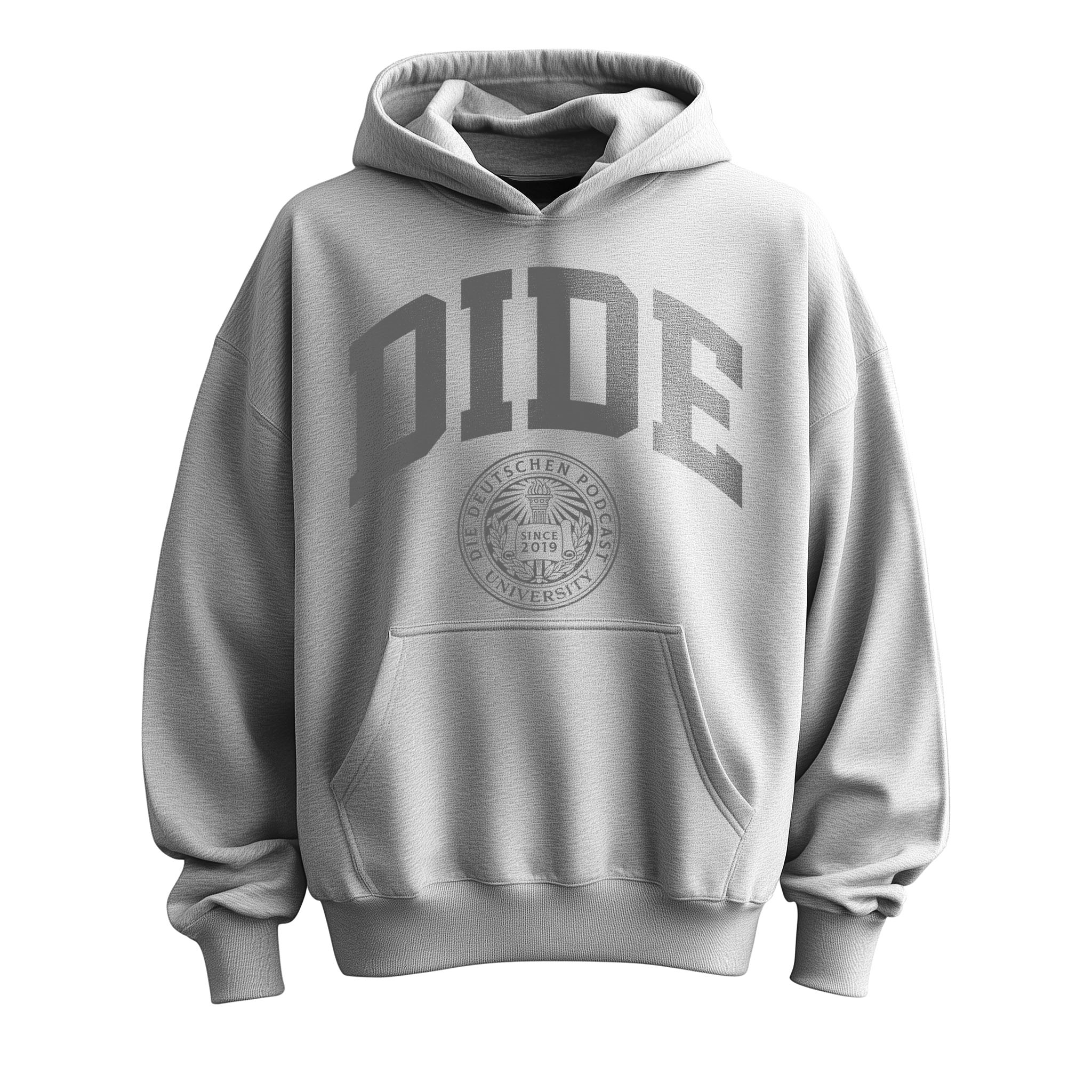 Die Deutschen® - DIDE - Oversize Hoodie [grey/grey]