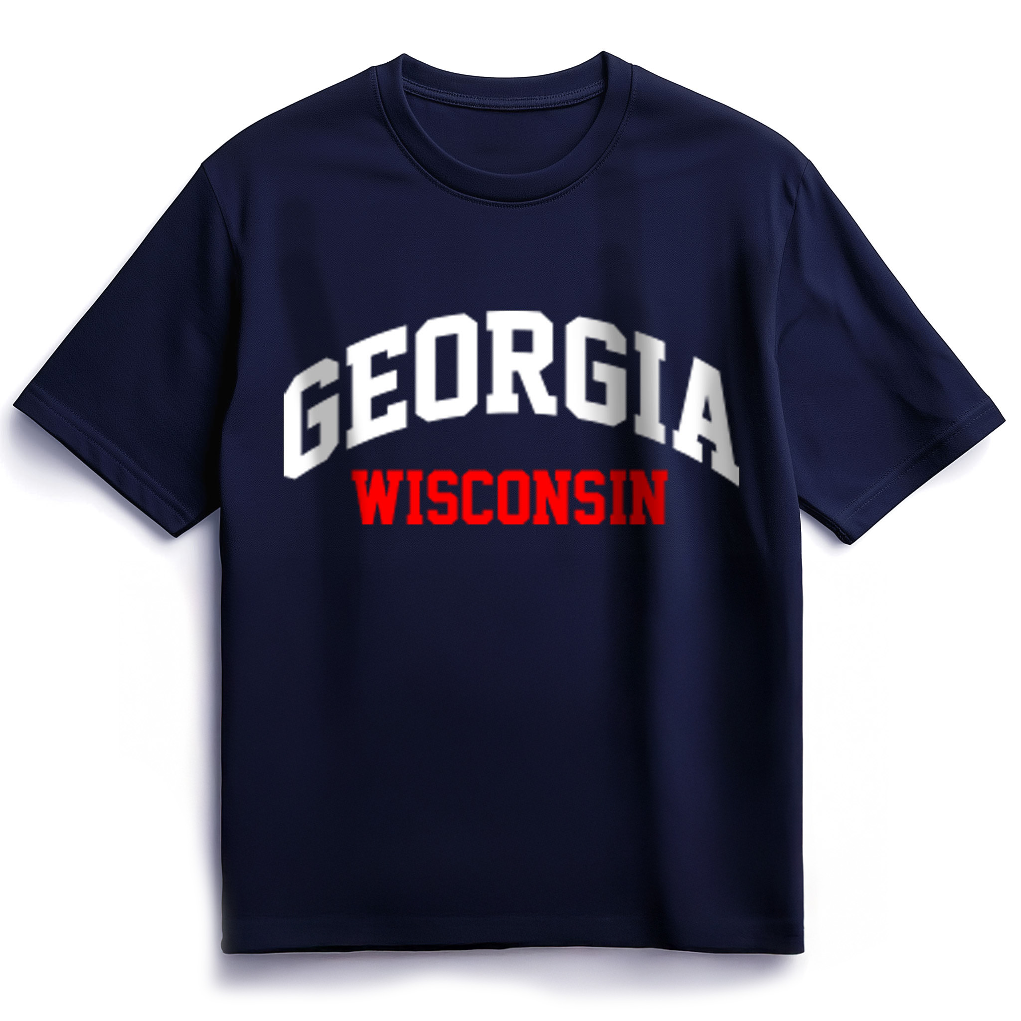 Die Deutschen® - Georgia Wisconsin - Oversize T-Shirt [blue/white]
