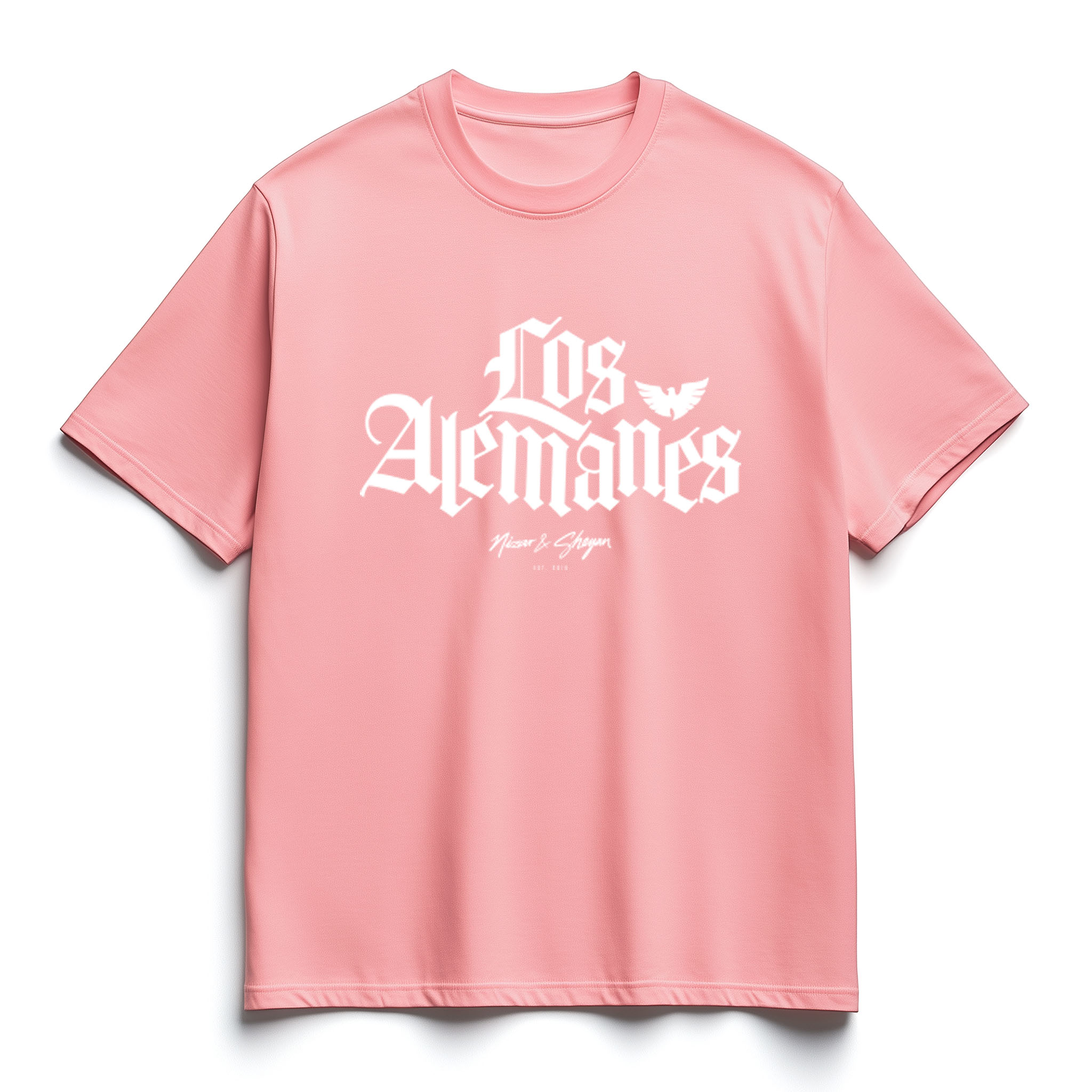 Die Deutschen® - Los Alemanes Signature - Oversize T-Shirt [rose/white]