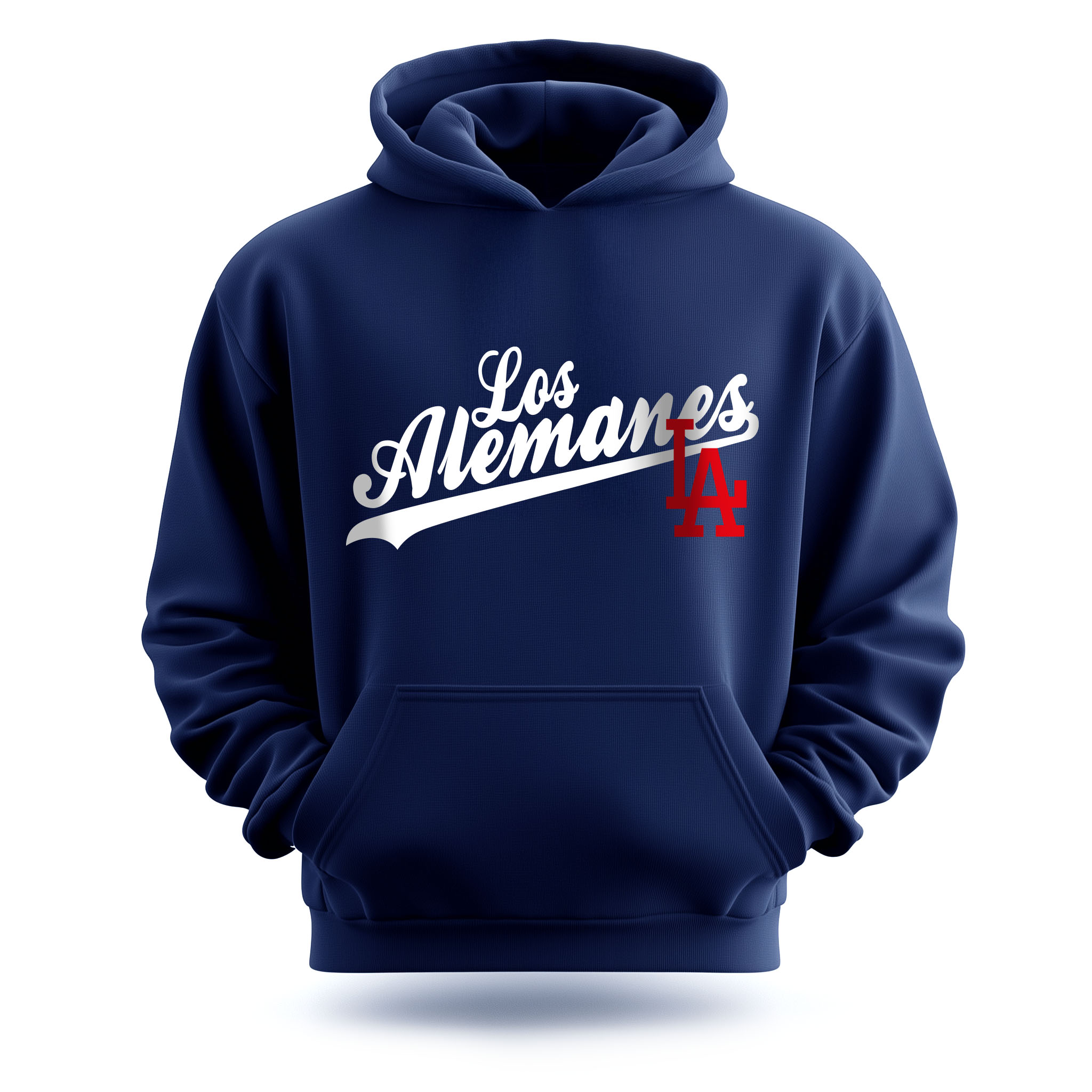 Die Deutschen® - Los Alemanes LA - Oversize Hoodie [blue/white]